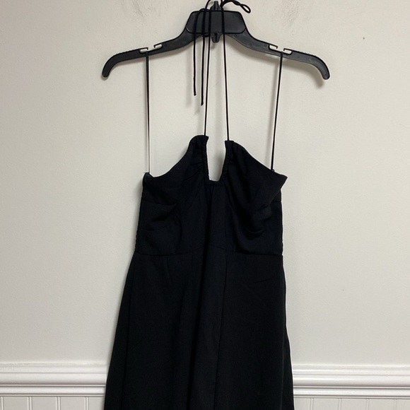 Sincerely Jules maxi evening dress Black size small split on side lining - Picture 2 of 6